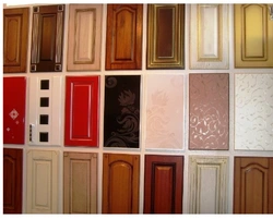 Facade panels for the kitchen photo
