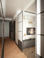 Design of a narrow corridor in a panel apartment