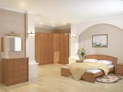 Walnut Bedroom In The Interior
