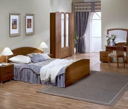 Walnut Bedroom In The Interior