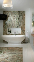Modern bathroom wall design