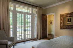 Interior doors to the bedroom photo