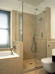 Built-in cabin in the bathroom photo