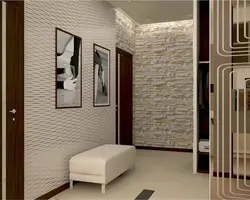 Companion wallpaper in the hallway interior