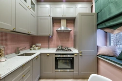 Refrigerator in the kitchen 8 sq m photo