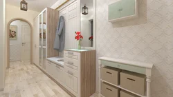Светлыя шпалеры ў пярэднім пакоі
