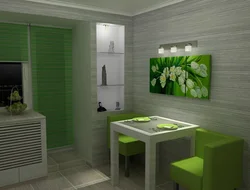Built-in kitchen set for a small kitchen photo