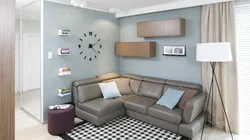 Corner Living Room Interior