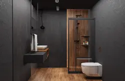 Taxta ilə qara hamam dizaynı
