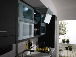 Glass for kitchen furniture photo