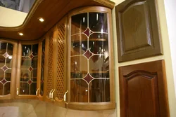 Glass for kitchen furniture photo