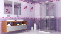 Plastic panels with patterns for bathtubs photo