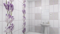 Plastic panels with patterns for bathtubs photo