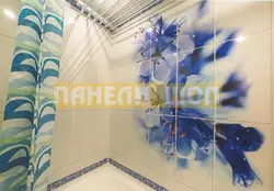Панелҳои пластикӣ бо намунаҳо барои ваннаҳо акс