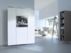 Ас Үй Өлшемдері Фото Үшін Кіріктірілген Кофе Машинасы