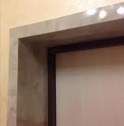 Doorway in the bathroom photo