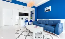 Blue And White Living Room Design