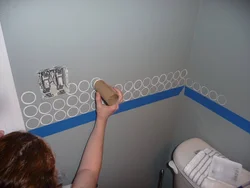 Bathroom wall design