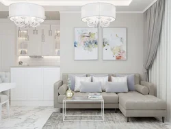 Soft kitchen design photo