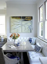 Soft kitchen design photo