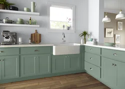 Sage Color In The Kitchen Interior