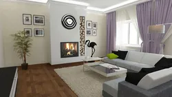 Living room design photo large room