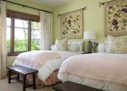 Bedroom design with fabric