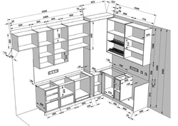 DIY kitchen drawings and diagrams photos