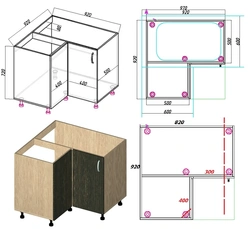 Расмҳо ва диаграммаҳои ошхонаи DIY