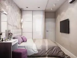 Bedroom interior rectangular room photo