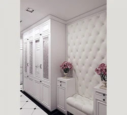 White Cabinets In The Hallway In A Modern Style Photo