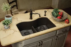 Stone Sink For Kitchen Interior