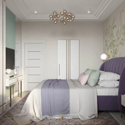 Pastel wallpaper for bedroom photo design