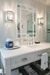 Sconce In The Bathroom Interior