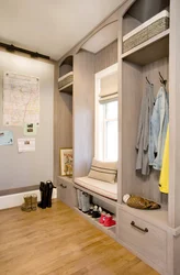 Hallway design with window and closet