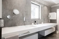 Bathroom interior washbasin