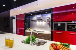 Bright kitchen design in a modern style