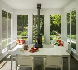 Kitchen extension to house photo