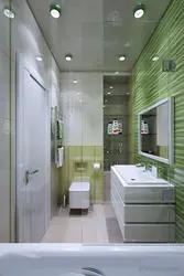 Gray green bathroom design