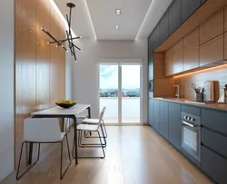Kitchen finishing design in a modern style