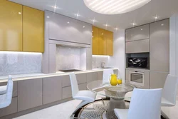 Kitchen finishing design in a modern style