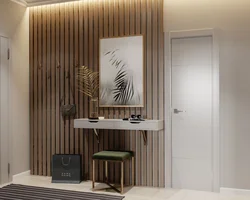 Wood-Look Hallway Walls Photo