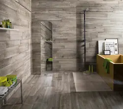 Laminate bathroom interior