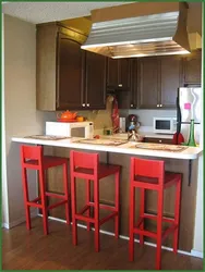 Counter in a small kitchen photo