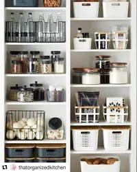 Kitchen space organization photo