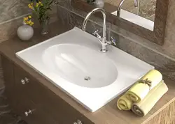 Vanna Otağı Fotoşəkilində Quraşdırılmış Lavabo