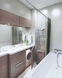 Tualetsiz hamam dizaynı 3 kv.m.