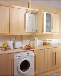 Kitchen with boiler interior design photo