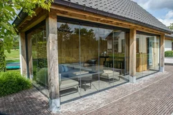 Kitchen extension from the house photo