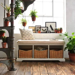Hallway interior bench